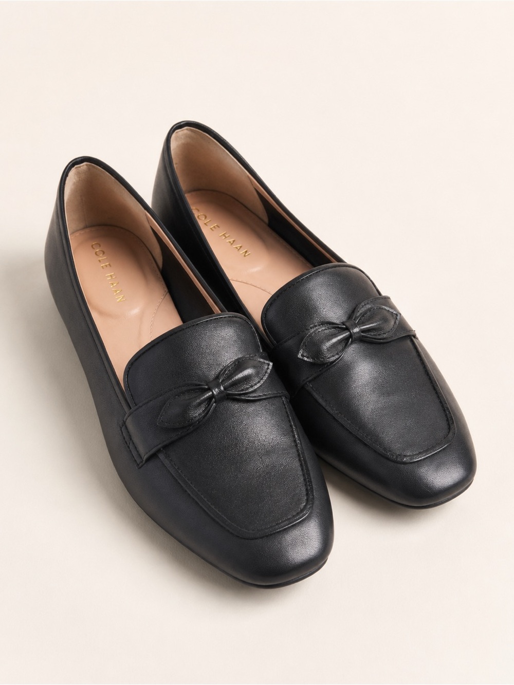 Cole Haan Grand 360 Bow Loafers | Women’s Size 8.5B | Black Leather